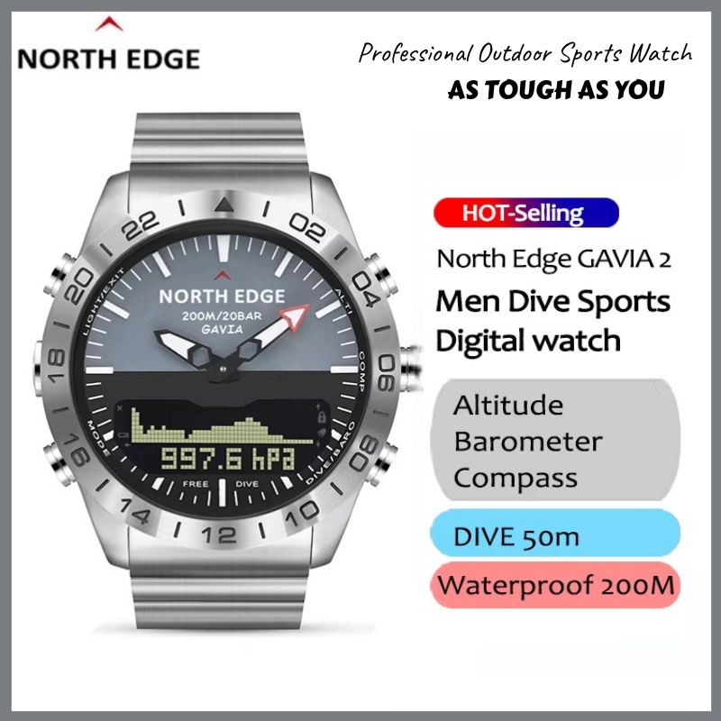 Smartwatch Army Watches For Men - NORTH EDGE Luksusowy Męski Smartwatch Wojskowy,