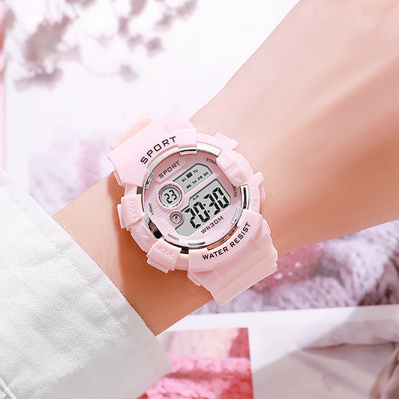 Smartwatch Watches Digital - Modne zegarki dla dzieci Luminous wodoodporny