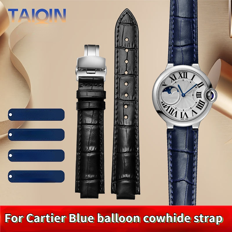 Cartier Watch Ballon Bleu - 14-8mm 16-8mm 18-11mm 20-12mm 22-14mm mężczyźni
