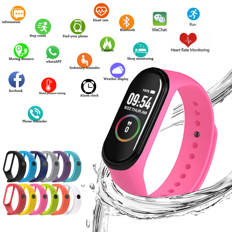 Smartwatch Branded Watches For Women - M4 inteligentne zegarki sportowe opaski na