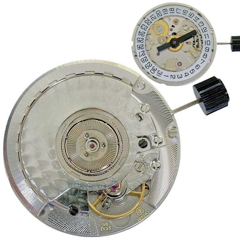 Watch V8 - Mechanizm zegarka 2892A2 2892-2, precyzyjne szlifowanie,