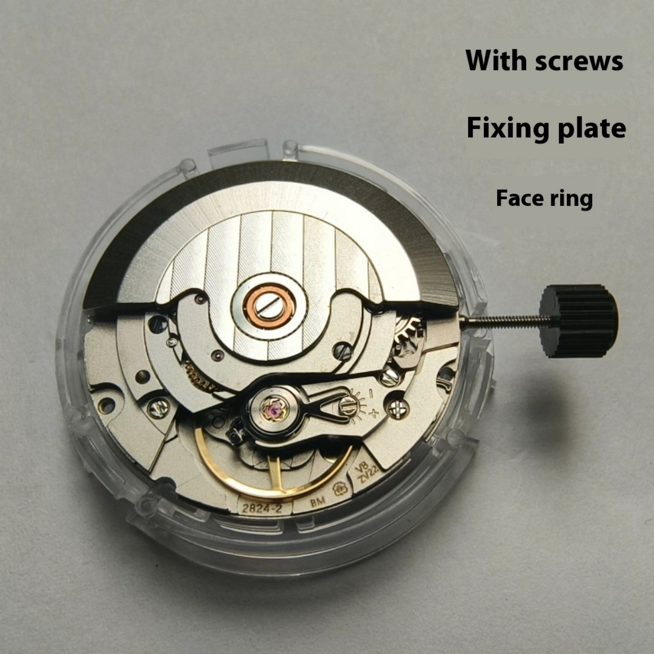 Watch V8 - Mechanizm zegarka V8 ze stali nierdzewnej,