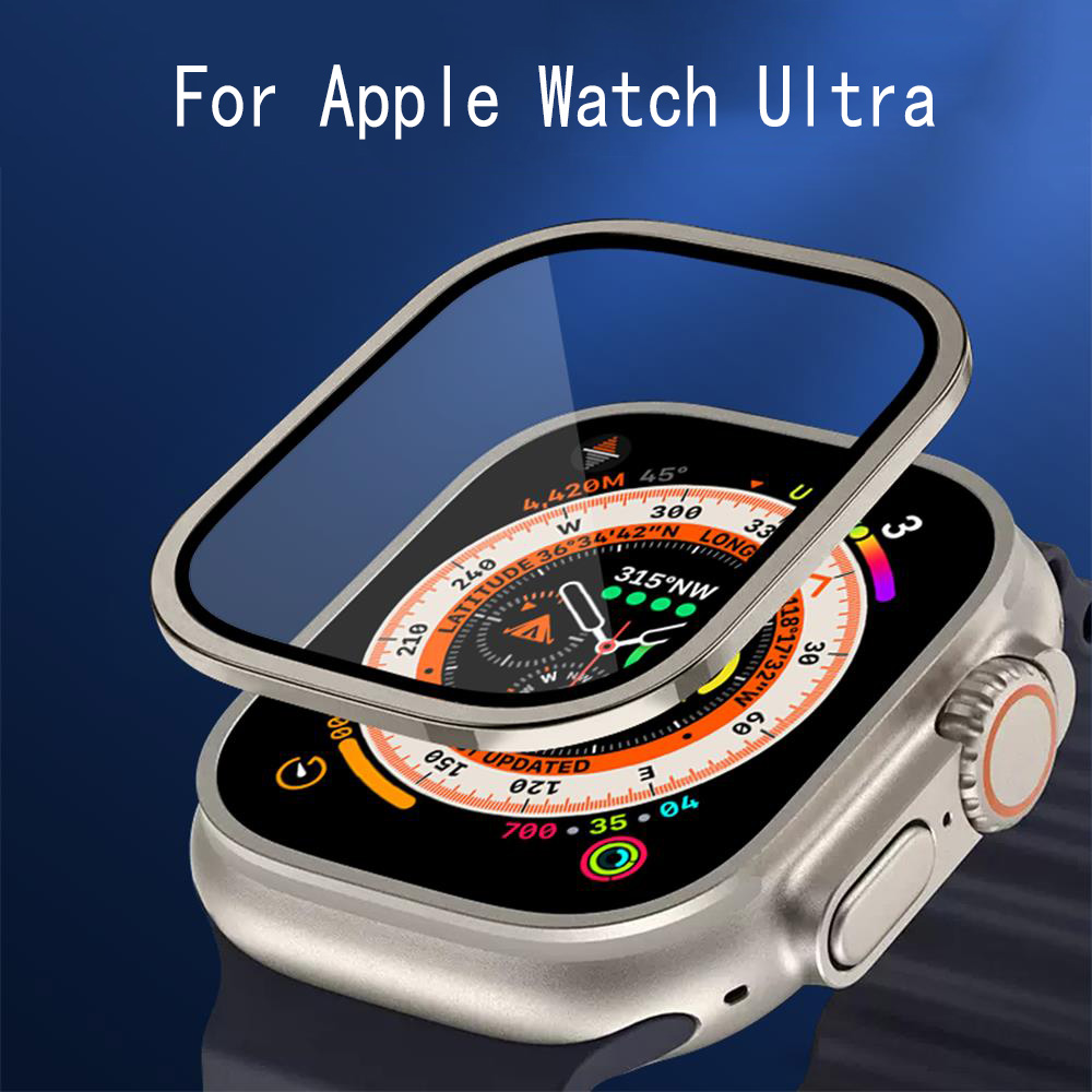 Apple Watch Band - Metalowy zderzak + szkło hartowane do