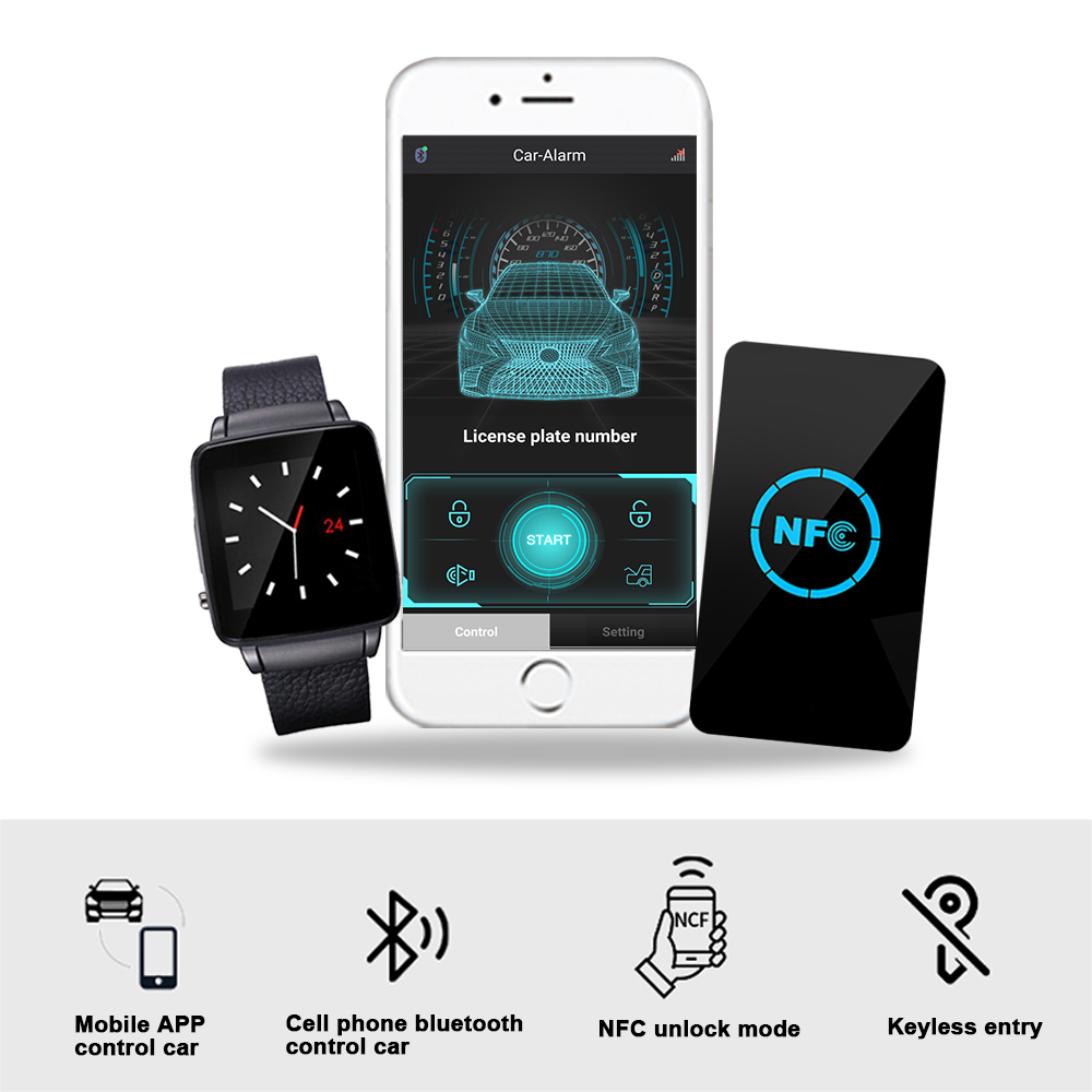 Smartwatch Phone Watches - Zegarek z NFC do telefonu komórkowego,