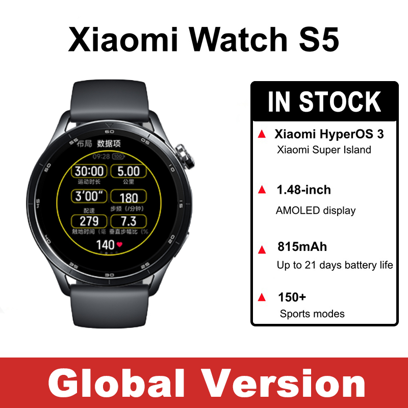 Timex Watches Smartwatch - Globalna Wersja Xiaomi Watch S5 Xiaomi
