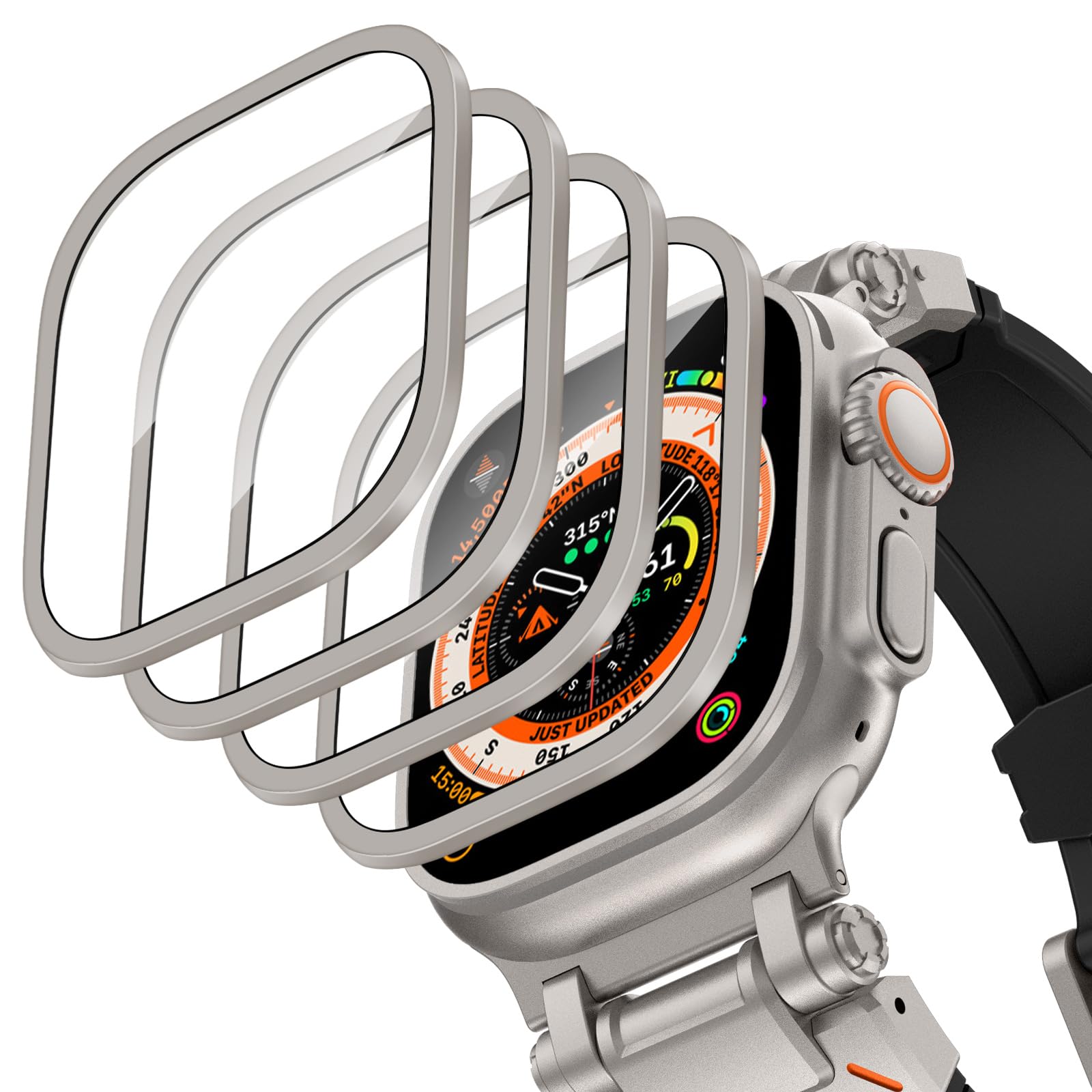 Apple Watch Band - Obudowa ze stopu aluminium + szkło