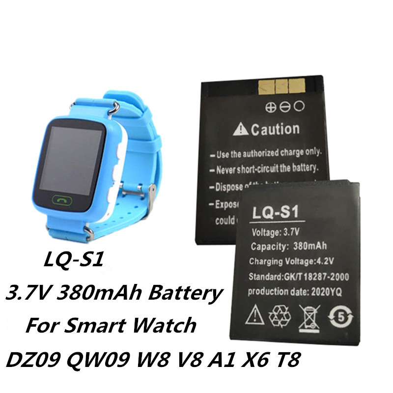 1-4 sztuk LQ-S1 3.7V 380mAh ak – Watch V8 recenzja i cena