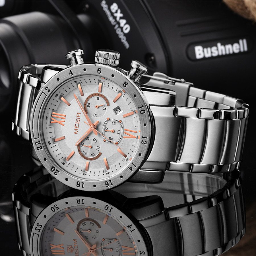Zegarki męskie MEGIR ze stali  – Smartwatch Watches Digital recenzja i cena
