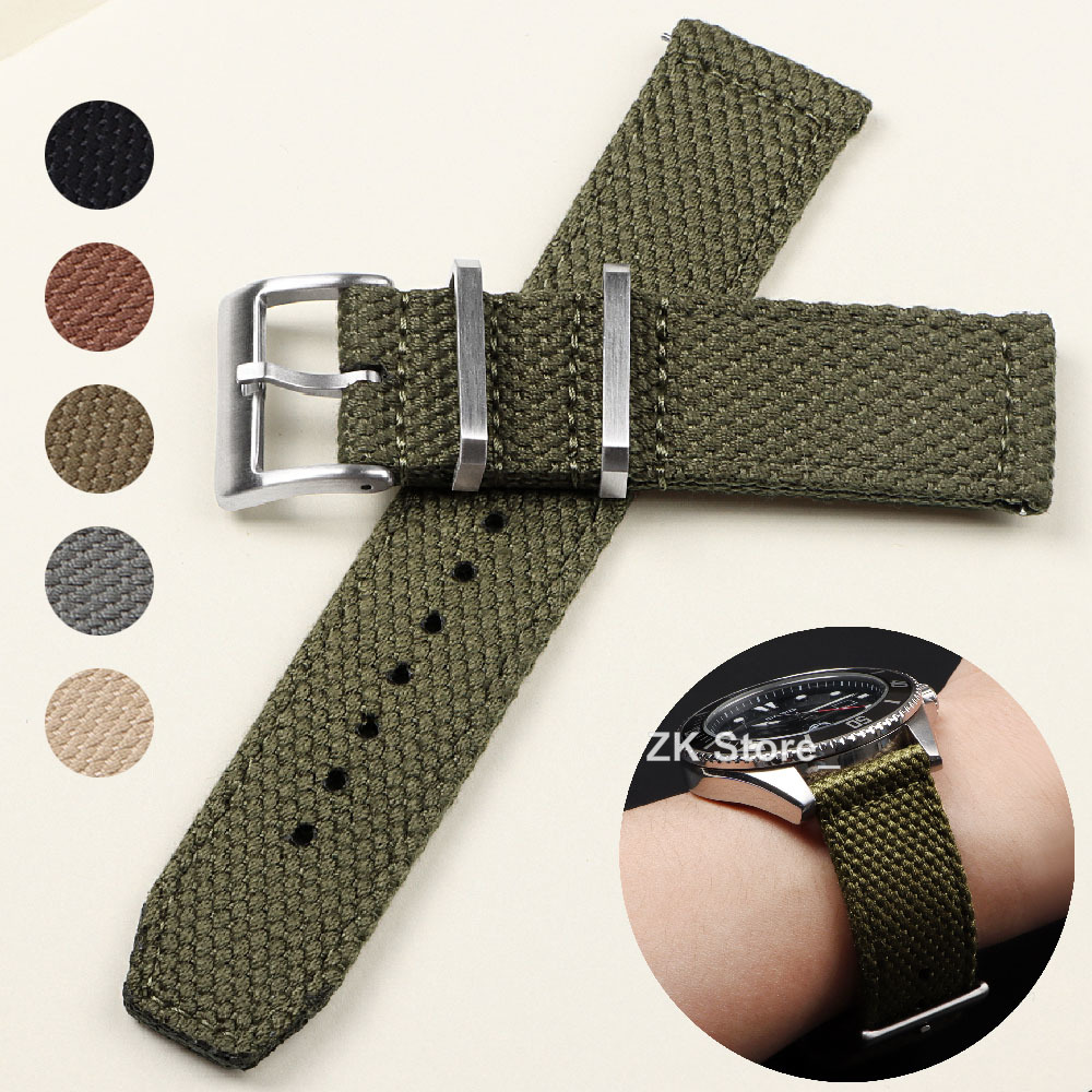 Lniane nylonowe paski do zegar – Smartwatch Army Watches For Men recenzja i cena