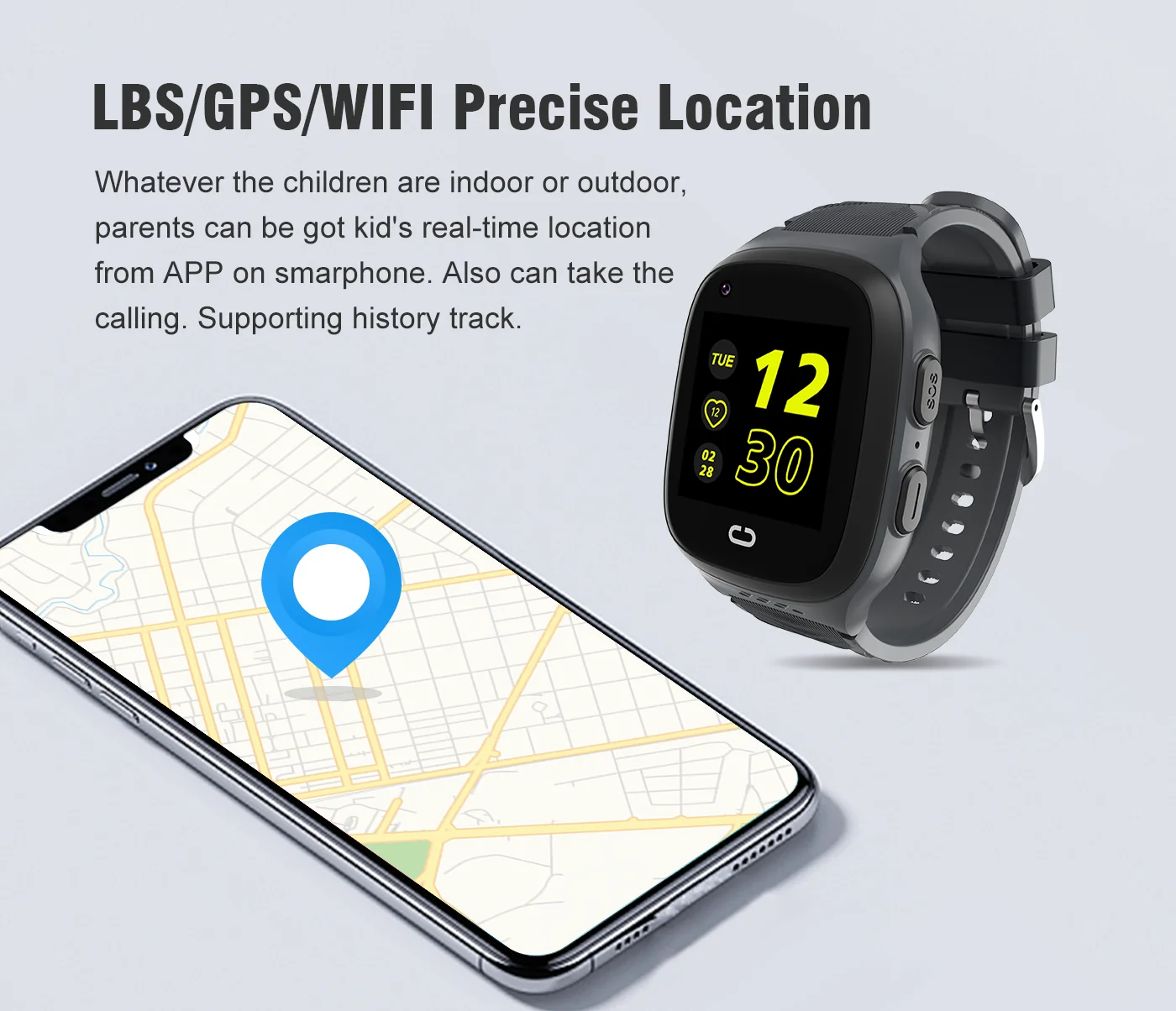 Smartwatch dla dzieci 4G SOS W – Smartwatch Digital Watches For Kids recenzja i cena