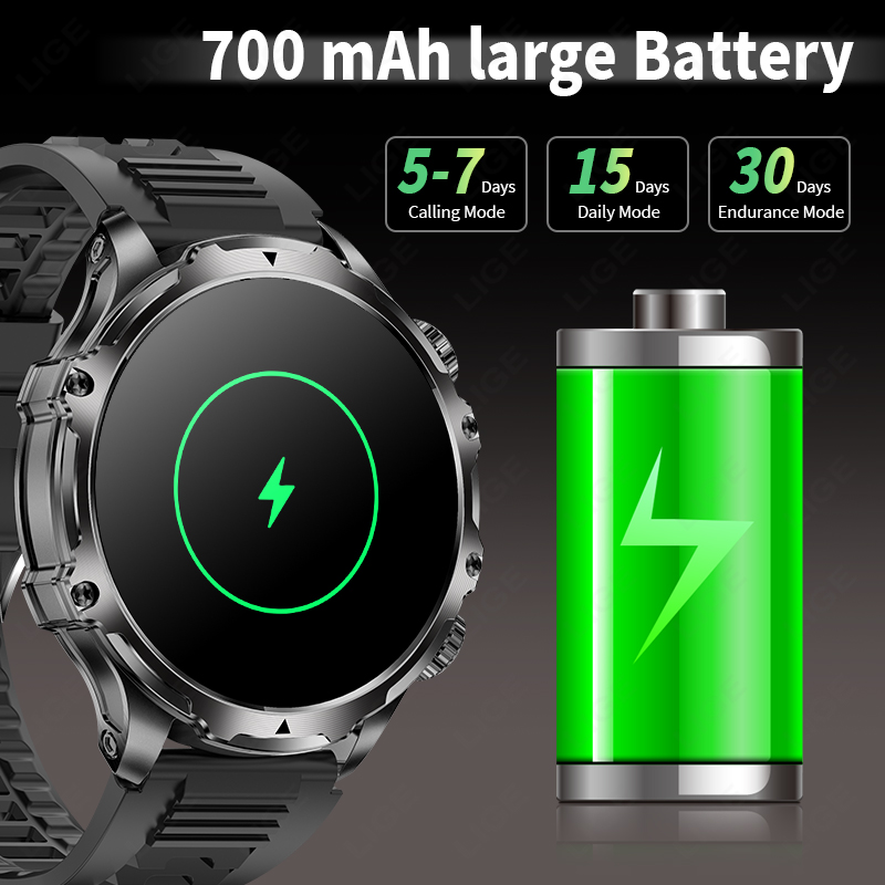 LIGE Smartwatch wojskowy męski – Timex Watches Smartwatch recenzja i cena