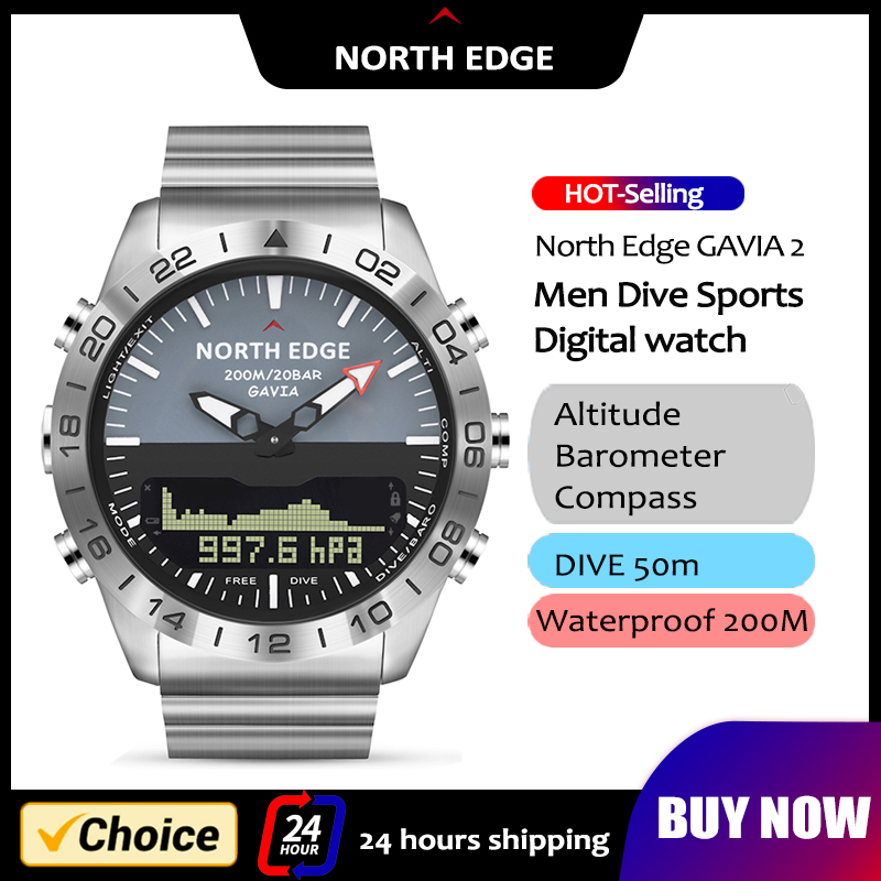 NORTH EDGE Męski Zegarek Nurko – Smartwatch Army Watches For Men recenzja i cena