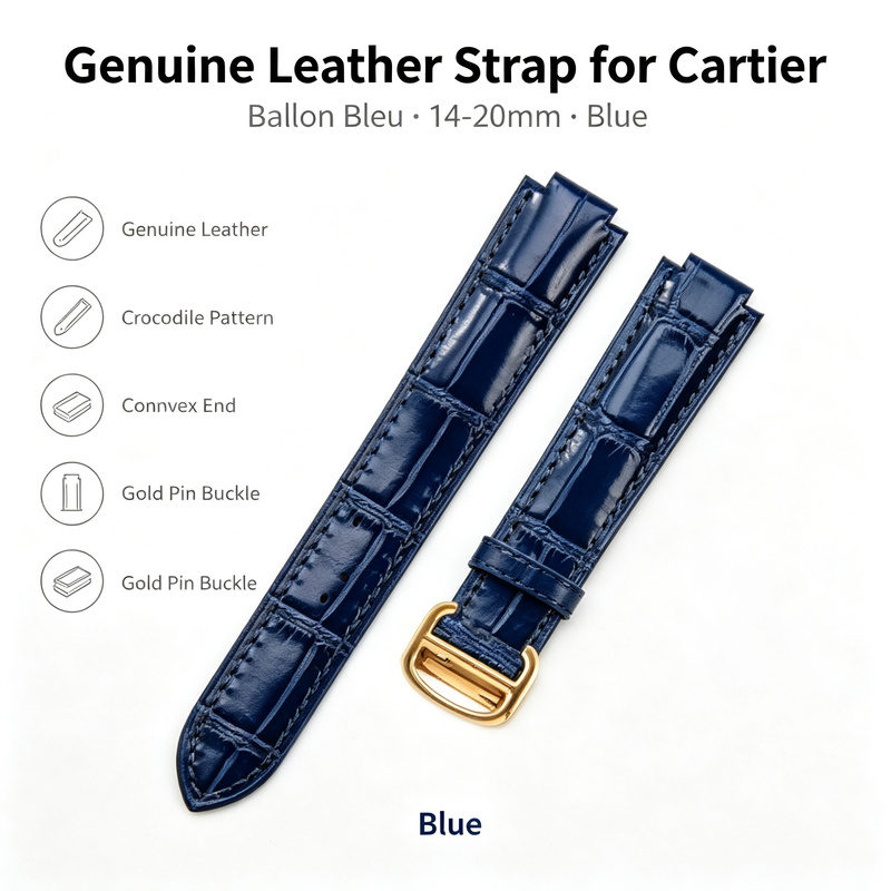 Pasek z prawdziwej skóry 14-20 – Cartier Watch Ballon Bleu recenzja i cena